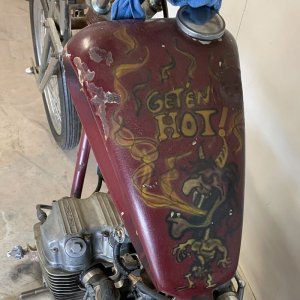 John Quade Honda CB750 Chopper The Black Widows Clint Eastwood