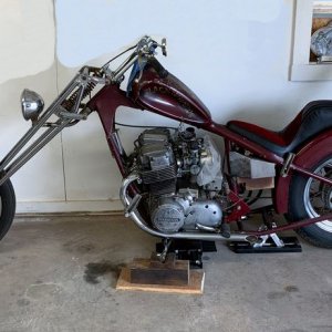 John Quade Honda CB750 Chopper The Black Widows Clint Eastwood