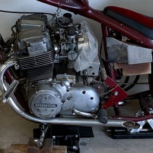 John Quade Honda CB750 Chopper The Black Widows Clint Eastwood