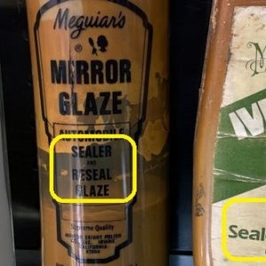 Sealer Reseal Glaze to Show Car Glaze Bottles Mike Phillips