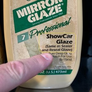 Sealer Reseal Glaze to Show Car Glaze Bottles Mike Phillips