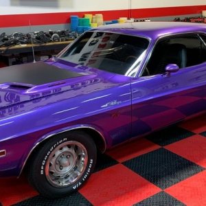 1970 340 Charger RT Machine Wetsanding 3M Trizact