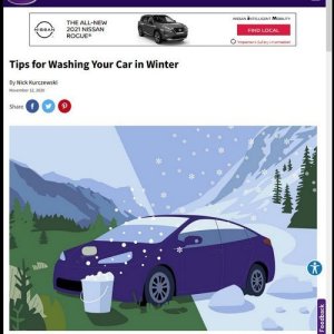Tips for washing your car in the winter mike phillips cars.com