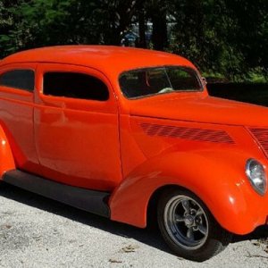 1937 Ford Slantback Wetsanding Project Mike Phillips
