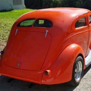 1937 Ford Slantback Wetsanding Project Mike Phillips