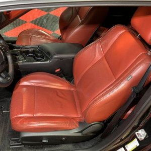 Review Leatherique Ruby Red Napa Leather Seats 2015 Dodge Challenger