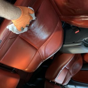 Review Leatherique Ruby Red Napa Leather Seats 2015 Dodge Challenger
