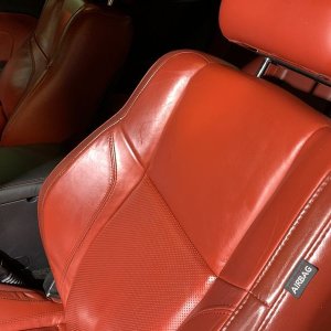 Review Leatherique Ruby Red Napa Leather Seats 2015 Dodge Challenger