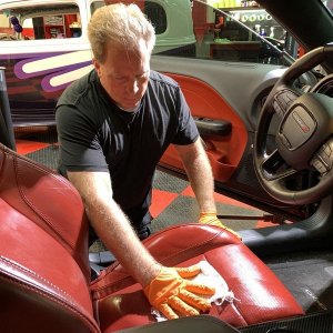 Review Leatherique Ruby Red Napa Leather Seats 2015 Dodge Challenger