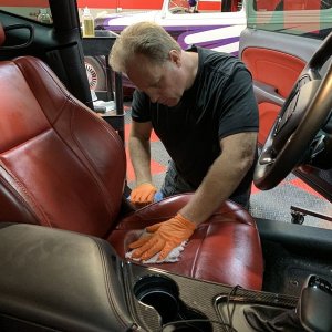 Review Leatherique Ruby Red Napa Leather Seats 2015 Dodge Challenger