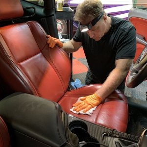 Review Leatherique Ruby Red Napa Leather Seats 2015 Dodge Challenger