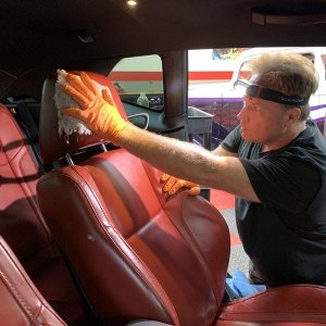 Review Leatherique Ruby Red Napa Leather Seats 2015 Dodge Challenger