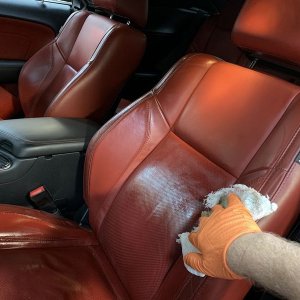 Review Leatherique Ruby Red Napa Leather Seats 2015 Dodge Challenger