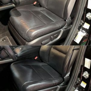 Leatherique BEFORE AND AFTER MIKE PHILLIPS