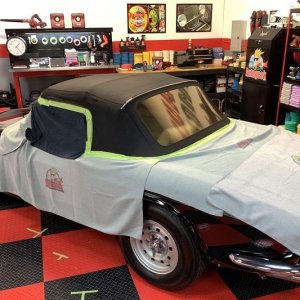 Protect Restore Canvas Cloth Convertible Top 1966 Ferrari Mike Phillips