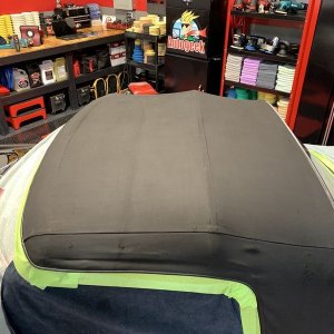 Protect Restore Canvas Cloth Convertible Top 1966 Ferrari Mike Phillips