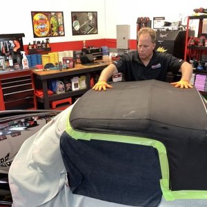 Protect Restore Canvas Cloth Convertible Top 1966 Ferrari Mike Phillips