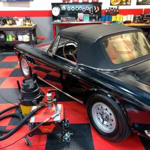 Protect Restore Canvas Cloth Convertible Top 1966 Ferrari Mike Phillips