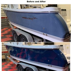 Gelcoat correction ceramic coating install mike phillips