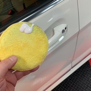 Remove Fingernail Scratches behind door handle