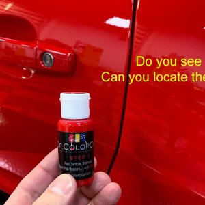 Dr Color Chip Door Edge Chip Fixed Red Z28 Camaro Mike Phillips
