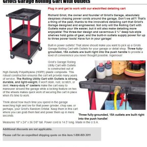 Detailing Cart Mike Phillips