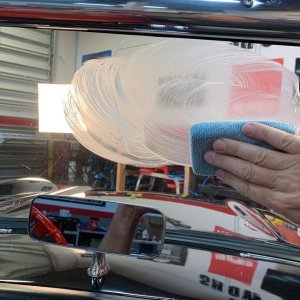 Machine Sanding Polishing Glass Windshields Mike Phillips