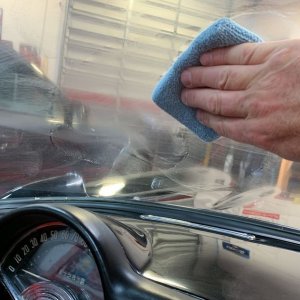 Machine Sanding Polishing Glass Windshields Mike Phillips