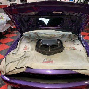 Remove water spots Matte Shaker Hood Scoop 2016 Challenger Scatpack 392 Hem