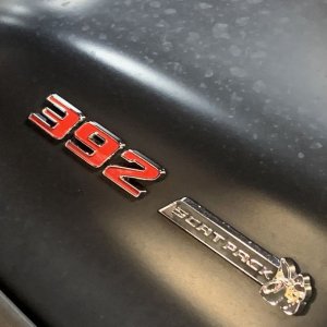 Remove water spots Matte Shaker Hood Scoop 2016 Challenger Scatpack 392 Hem