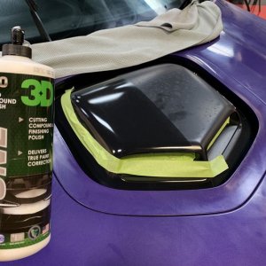 Remove water spots Matte Shaker Hood Scoop 2016 Challenger Scatpack 392 Hem