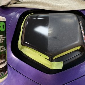 Remove water spots Matte Shaker Hood Scoop 2016 Challenger Scatpack 392 Hem