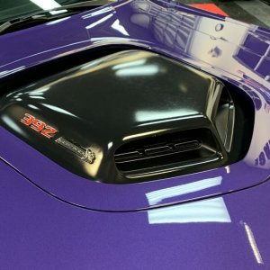 Remove water spots Matte Shaker Hood Scoop 2016 Challenger Scatpack 392 Hem
