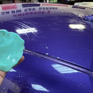 Removing Water Spots from Matte Vinyl Graphics Challenger Scatpack 392 Hemi