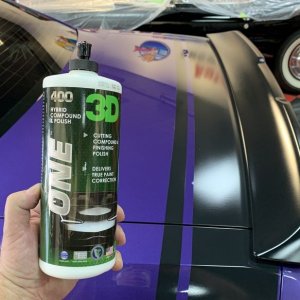 Removing Water Spots from Matte Vinyl Graphics Challenger Scatpack 392 Hemi