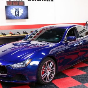 Pinnacle Black Label Paint Coating - Blue Maserati