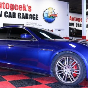 Pinnacle Black Label Paint Coating - Blue Maserati