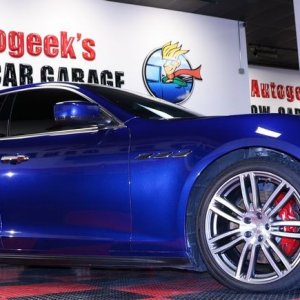 Pinnacle Black Label Paint Coating - Blue Maserati