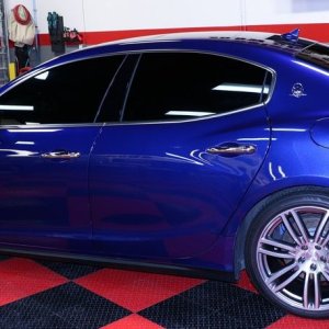 Pinnacle Black Label Paint Coating - Blue Maserati