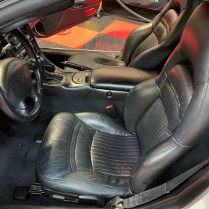Simple Corvette Leather Interior Detail