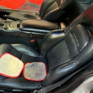 Simple Corvette Leather Interior Detail