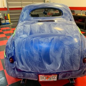 Wetsanding 1947 Ford Coupe Streetrod Mike Phillips