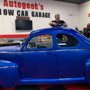 Wetsanding 1947 Ford Coupe Streetrod Mike Phillips