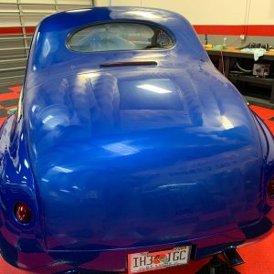 Wetsanding 1947 Ford Coupe Streetrod Mike Phillips