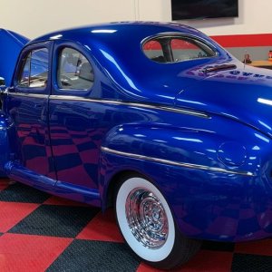 Wetsanding 1947 Ford Coupe Streetrod Mike Phillips