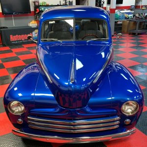 Wetsanding 1947 Ford Coupe Streetrod Mike Phillips