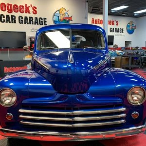 Wetsanding 1947 Ford Coupe Streetrod Mike Phillips
