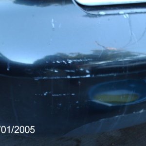 rear bumper before