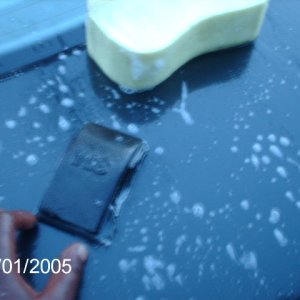 water sanding trunklid