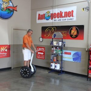 Bob on a Segway